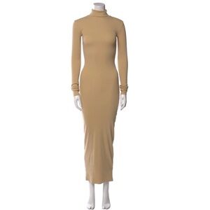 Eterne turtleneck long dress